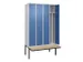 locker voor scheiding van kleding,HxBxD 2120x1200x815mm,4vak