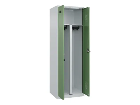 PBM-locker,HxBxD 1850x600x500mm,2vak,vak B 300mm,draaigrendel
