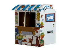 Kartonnen Marktkraam XL Bankers Box Play inkleurbaar