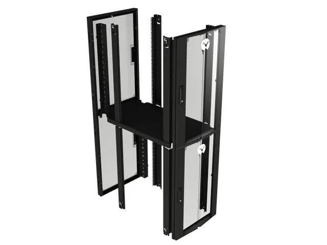 Vertiv VRA9040, Colocatiekit, Zwart, 42U, 600 mm, 1100 mm, 1 stuk(s)