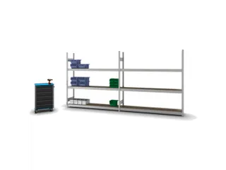 breedvakstelling,aanbouwveld,HxBxD 2000x2020x435mm,vakl. 350kg - 2