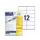 etiket Avery ILK 105x48mm 100 vel 12 etiketten per vel wit