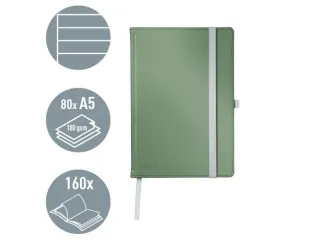 Notitieboek Leitz Style A5 lijn 160 pagina's groen - 2