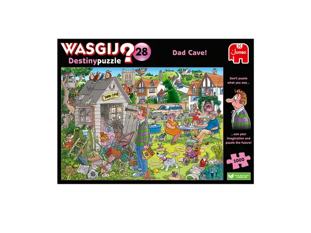 Wasgij Destiny 28 Puzzel De Mancave Van Pa! 1000 stukjes