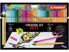 Creative set STABILO 8868/36 Arty assorti etui à 36 stuks