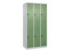 dubbeldekse locker,HxBxD 1850x900x500mm,3x2vak.,vak B 300mm