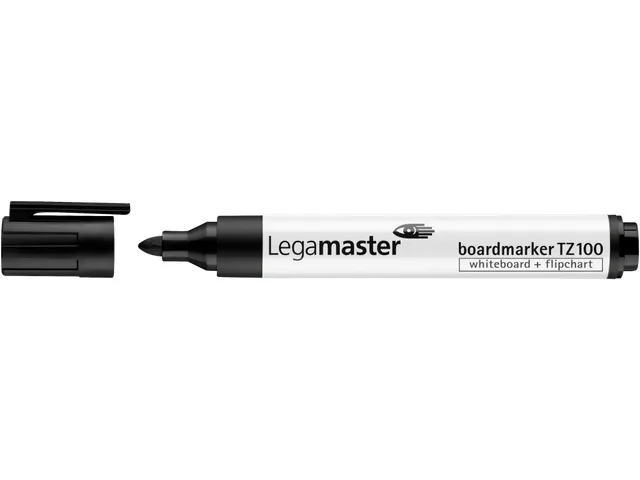 Viltstift Legamaster TZ100 Whiteboard Rond Zwart 1.5-3mm