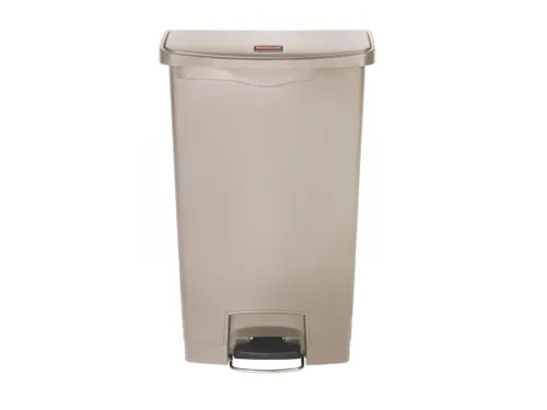 Pedaalemmer Slim Jim Step On Front Kunststof 68 Liter Beige