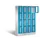 Lockerkast 1800x1190x500mm 4x4 vakken Cilinderslot, Sokkel, RAL5012