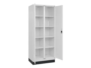 wasgoedverdeelkast,HxBxD 1950x800x500mm,vak B 400mm,draaigrendel - 2