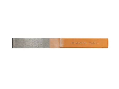 GEDORE 104 Gegroefde beitel plat ovaal,240x26x7mm