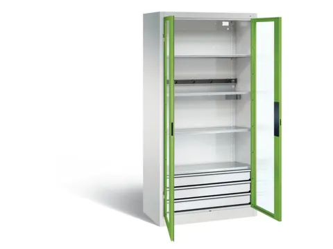 acculaadkast 1950x930x500mm 5stekkerdozen 230V cil.-slot RDS1108060