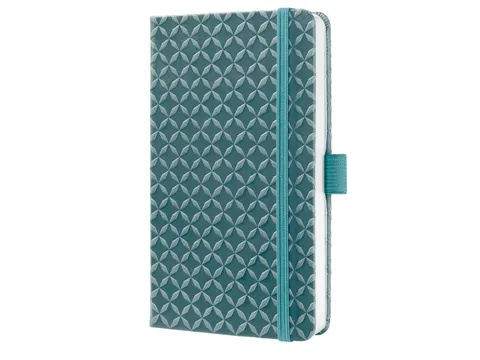 Notitieboek Jolie Flair A6 ocean blue gelinieerd hardcover