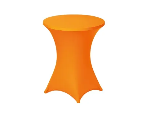 Tafelrok BRASQ voor statafel 80cm oranje