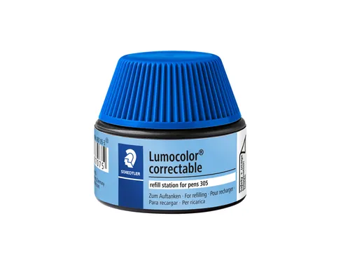 Viltstiftvulling Staedtler Lumocolor 305 non permanent correctable bl