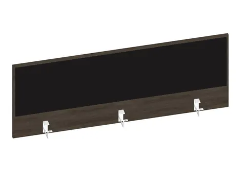 baliepaneel bureau aanbouw achter NV bruin hickory BN8033-zwart 1400mm