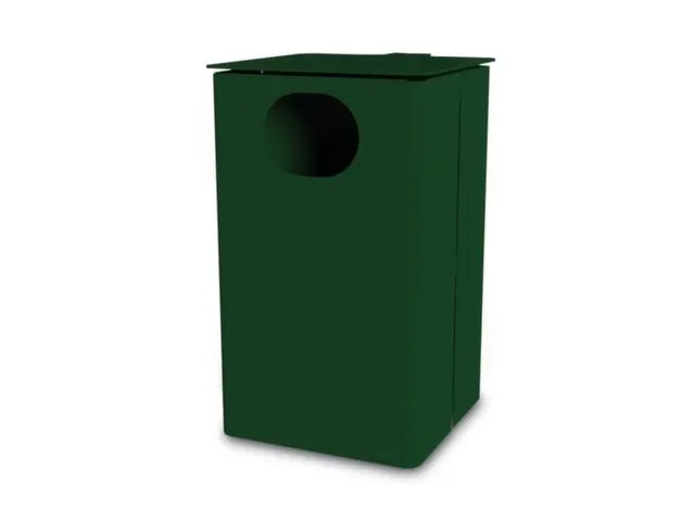 afvalbak,HxBxD 537x325x388mm,afvalbak inhoud 35l,romp staal RAL6005