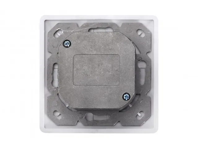 Modulaire aansluitdoos CAT 5e afgeschermd 2x RJ45 8P8C LSA Wit Opbouw