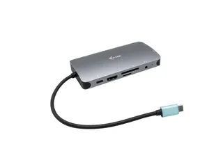 USB-C Metal Nano Dock HDMI/VGA with LAN + Charger 100W - 3