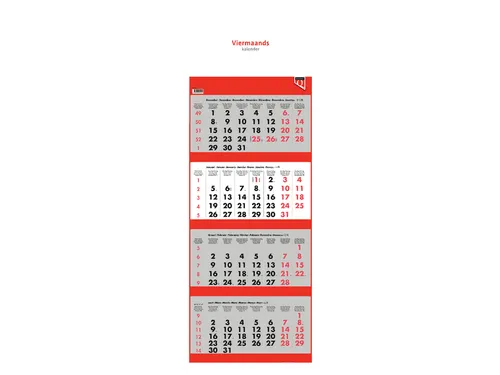 4-Maandskalender 2027 Quantore