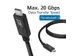 Kabel ACT USB-C USB 4 20Gbps Thunderbolt3 1 meter