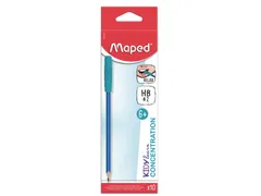Maped Kidy Learn Grafietpotloden HB met Kauwtopper Blauw Doos met 10 S