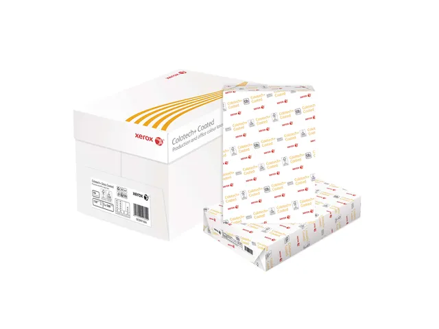 Laserpapier Xerox Colotech+ glossy coated A4 130gr wit 500 vel