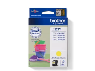 LC-221YBP Geel Inktcartridge 260 pagina's - 2