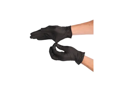 Handschoen CMT S (6-7) soft nitril zwart 100 stuks