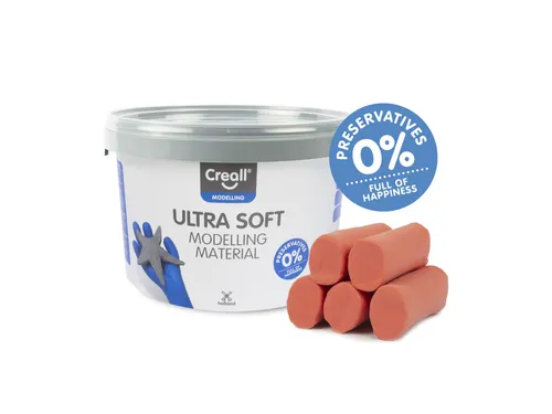 Klei Creall Play-it Ultra Soft helder rood 1100 gram