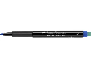 Marker Faber-Castell Multimark permanent M blauw - 2