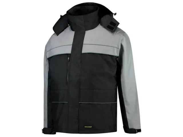 Tricorp 402003 parka, zwart/grijs, maat S, per stuk