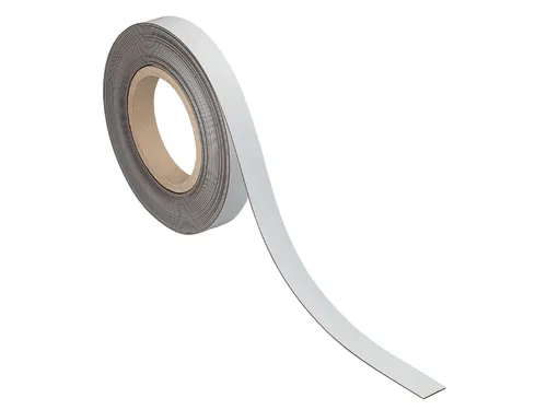 Magneetband beschrijf- en wisbaar MAUL 10mx20mmx1mm wit
