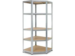 Rek Strong Hoek 176x75x40x50cm 5 Legborden Gegalvaniseerd - 5