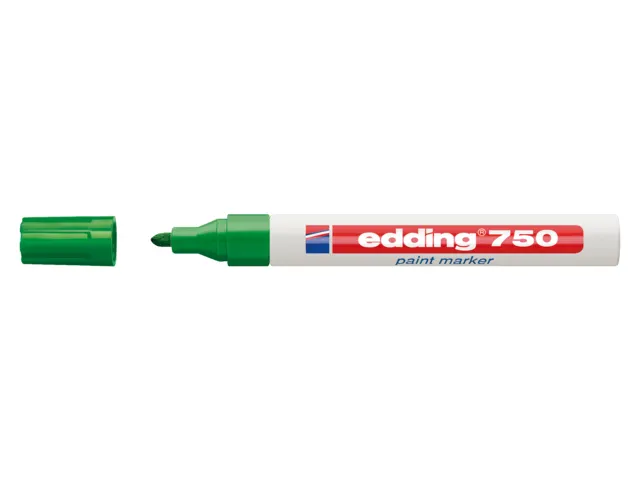 Feutre Laque edding 750 Pointe ogive 2-4mm vert