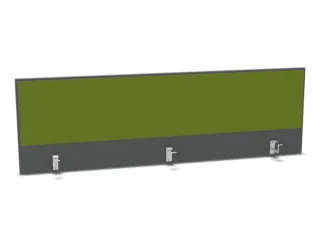 opzetpaneel bureau aanbouw achter MS-donkergrijs BN7048-groen 1800mm - 1