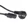 Kabel ACT Netsnoer CEE 7/7 male - C13 zwart 2.5 meter