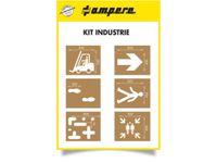 Sjablonenset Industriesymbolen V. Vloermarkeerapparaat Speciaal Karton