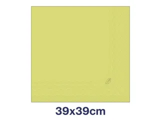 Dinnerservet Advanced 2-laags limoen 39x39cm ¼-vouw 12x150st 1800st - 5