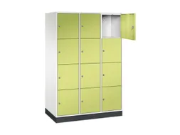grootvolume-lockersysteem,HxBxD 1950x1220x600mm,3x4vakken,cil.-slot