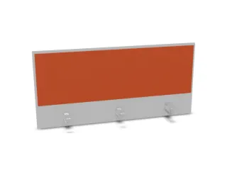 opzetpaneel bureau aanbouw achter MP-lichtgrijs BN3012-oranje 1200mm - 1