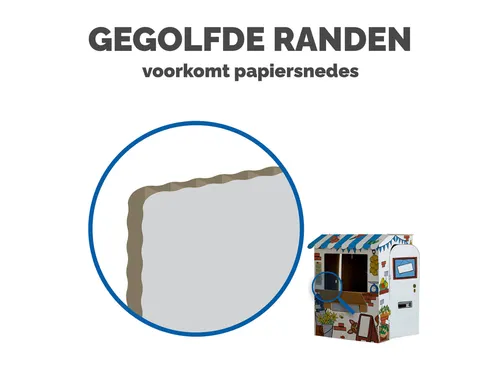 Kartonnen Marktkraam XL Bankers Box Play inkleurbaar