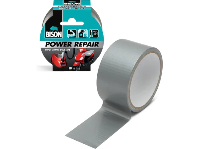 Bison Power Repair ducttape 48mmx25m Grijs