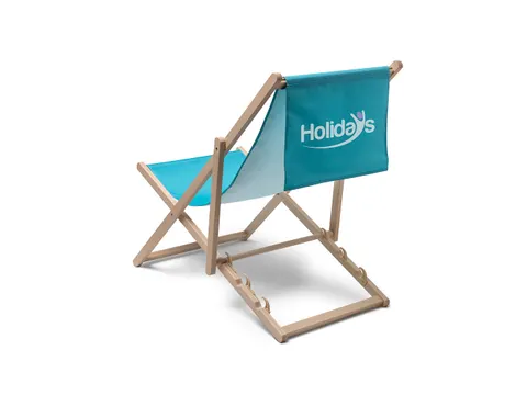 Print voor de Strandstoel Relax Classic met logobanner