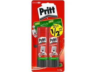 Lijmstift Pritt Original Groot 43gr Blister 2e halve prijs - 1