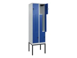 Z-garderobekast,HxBxD 2120x600x500mm,vak B 150/300mm,draaigrendel - 2