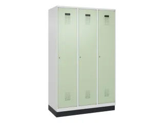 locker,HxBxD 1950x1200x500mm,3vak,vak B 400mm,cil.-slot,sokkel - 3