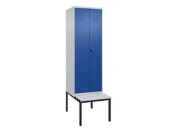 locker voor scheiding van kleding,HxBxD 2120x600x815mm,2vak