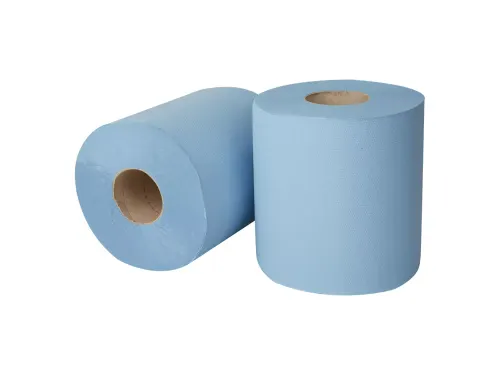 Midi poetspapier 52313 Perforatie REC blauw 2-Laags 6 Rol