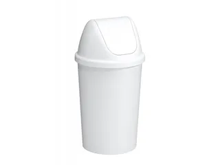 Afvalbak Twinga swingdeksel 45 Liter Wit - 1